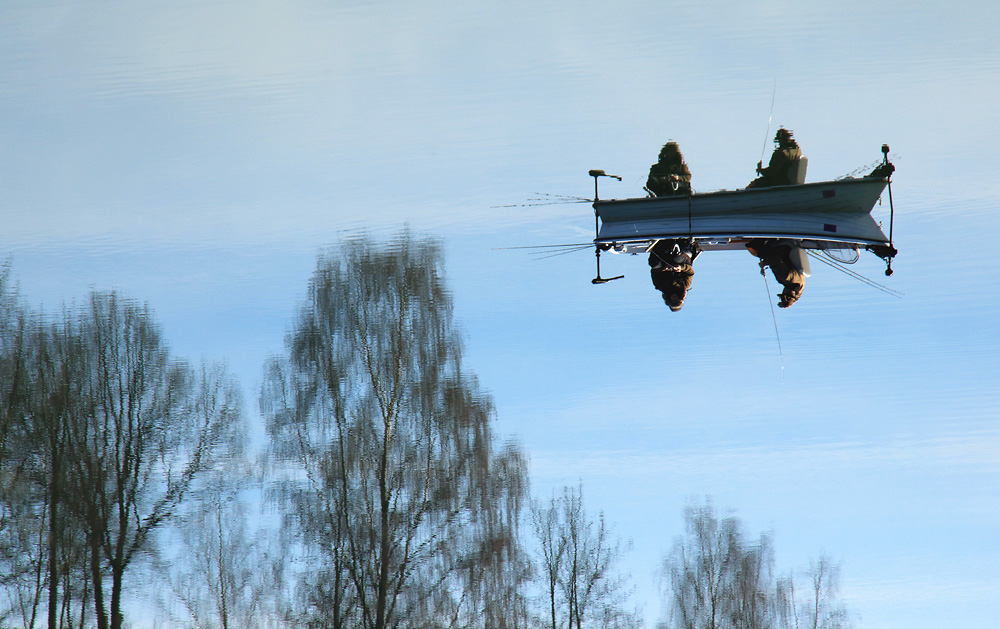 Angeln am Biggesee.