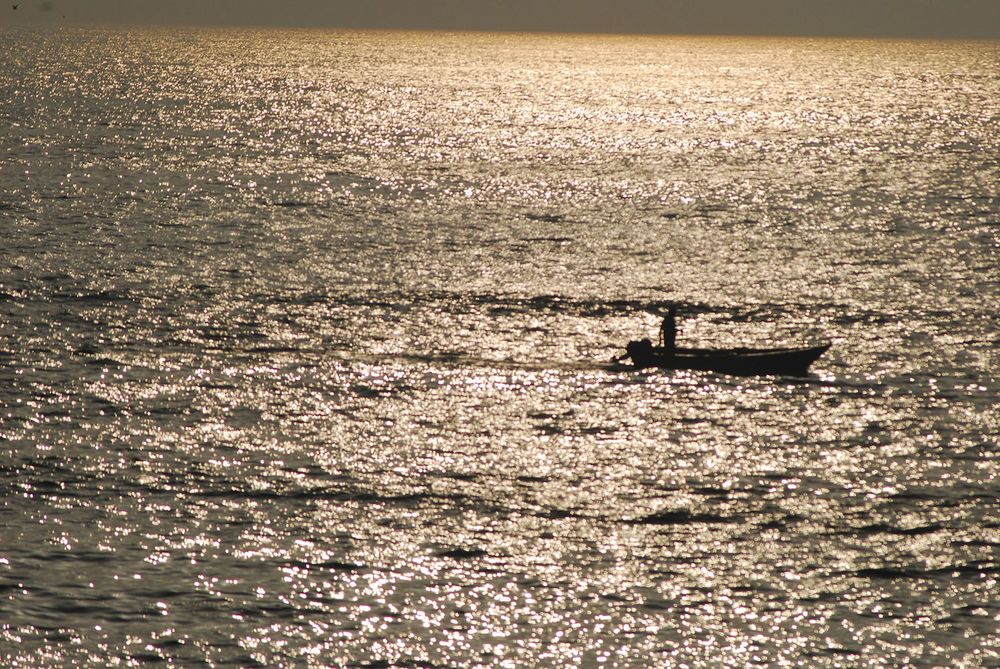 Angeln am Meer