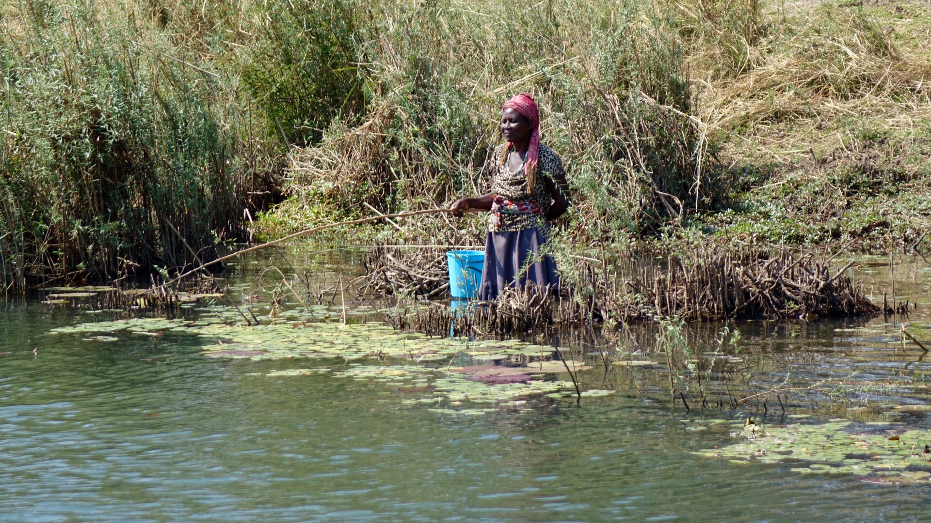 Angeln am Okavango