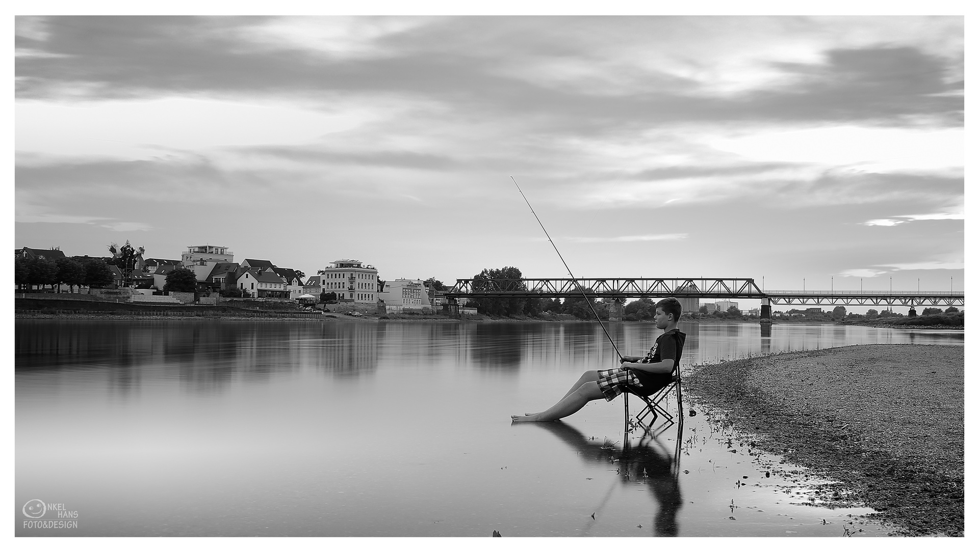 Angeln an der Elbe