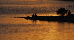 Angeln im fischreichen Stausee von Lalla