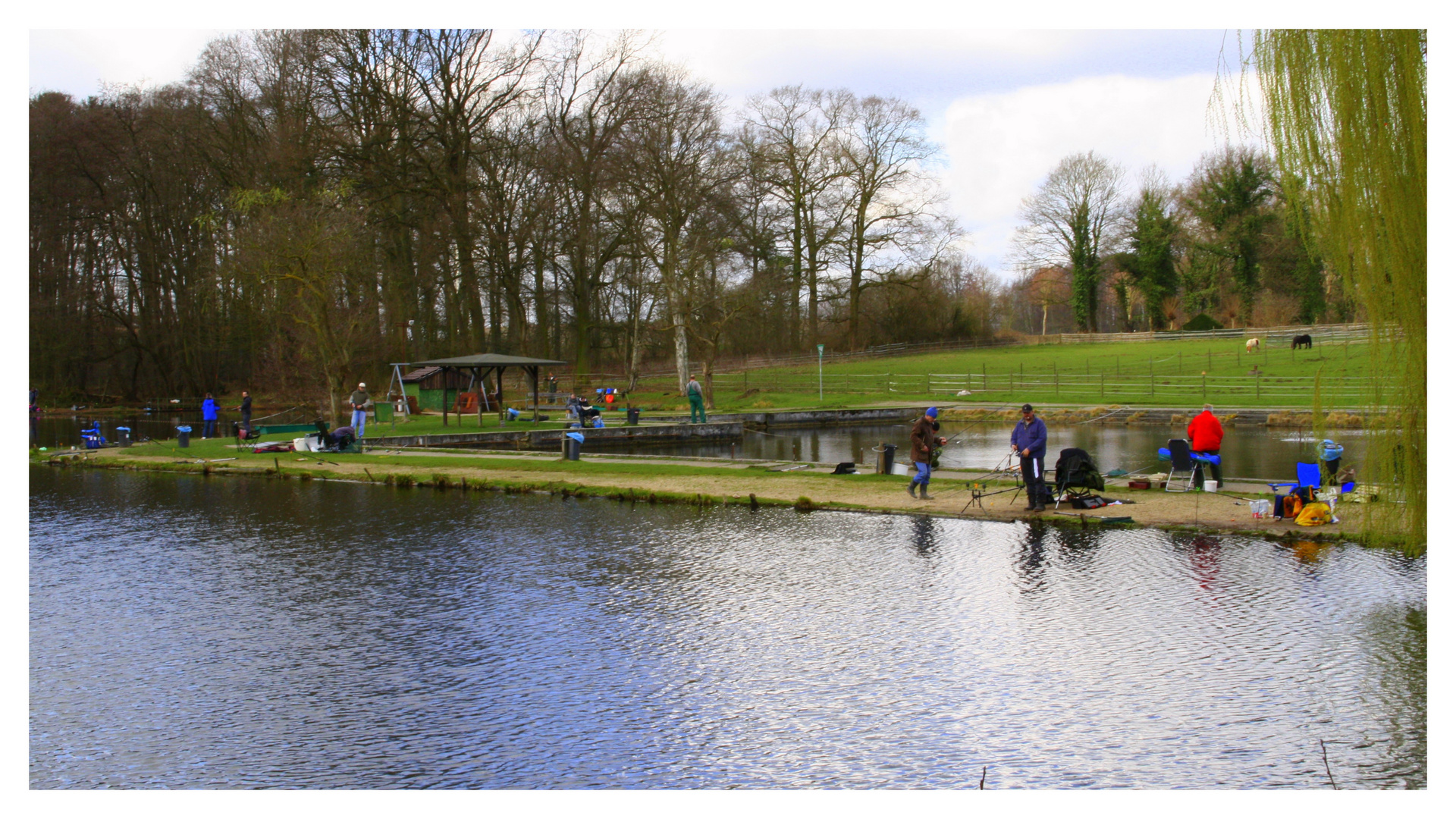 Angelsee an der Tüchenbroicher Mühle