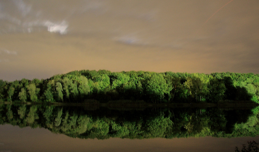 Angelsee bei Nacht