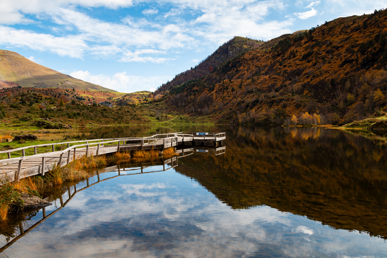 Angelsteg am Etang de Lers