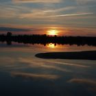 Angelteich bei Sonnenuntergang