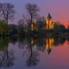 Angelteich vor Burg Linn (Krefeld)