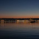 Angera, lungolago al tramonto