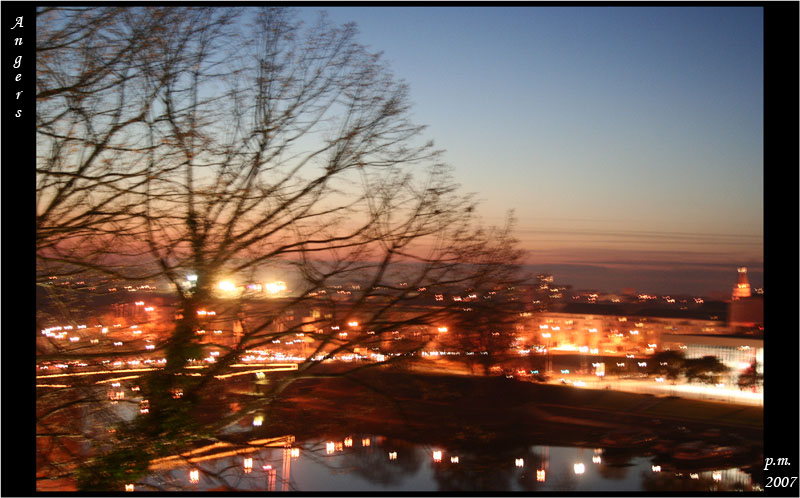 Angers - vue de nuit