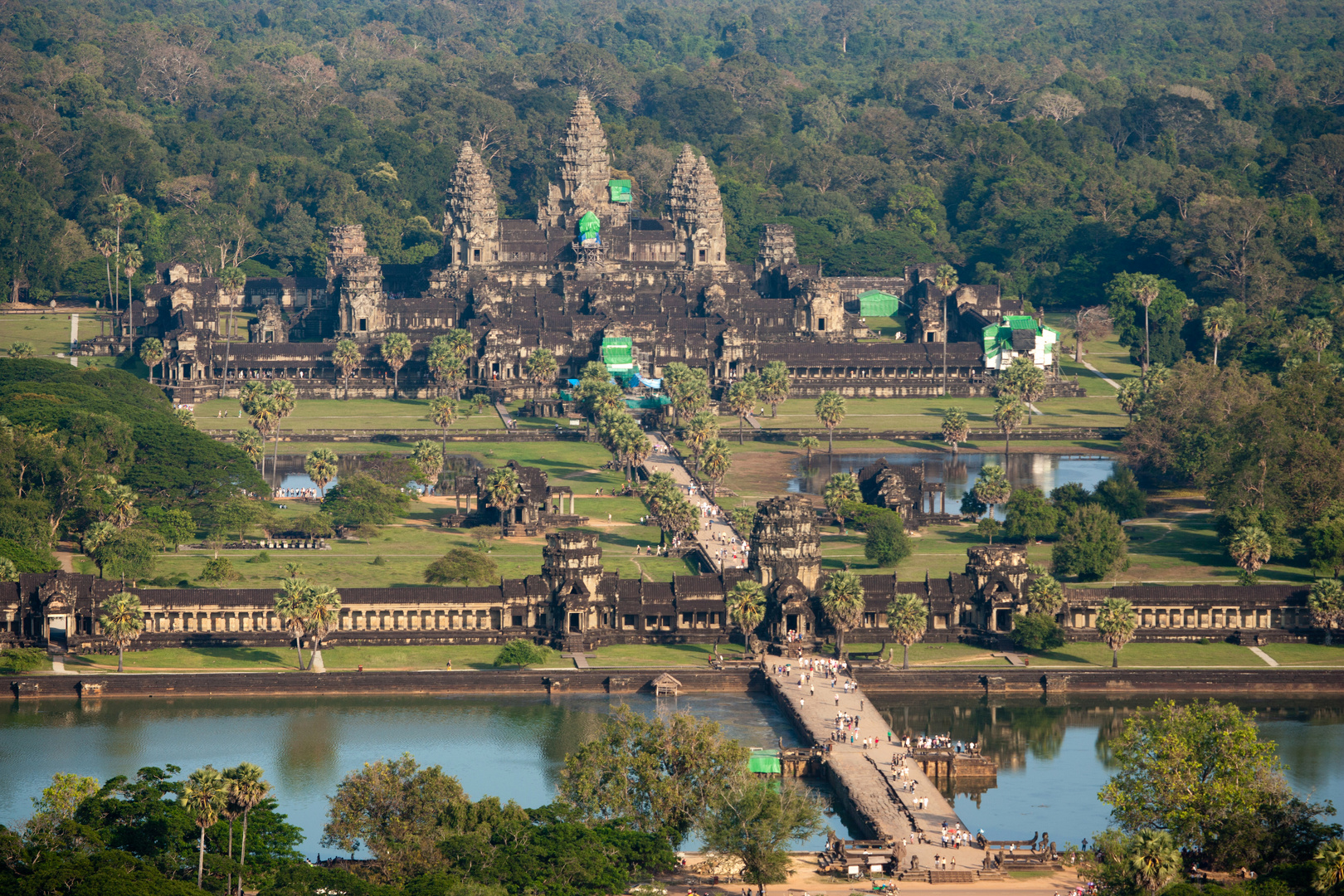 Angko Wat von oben