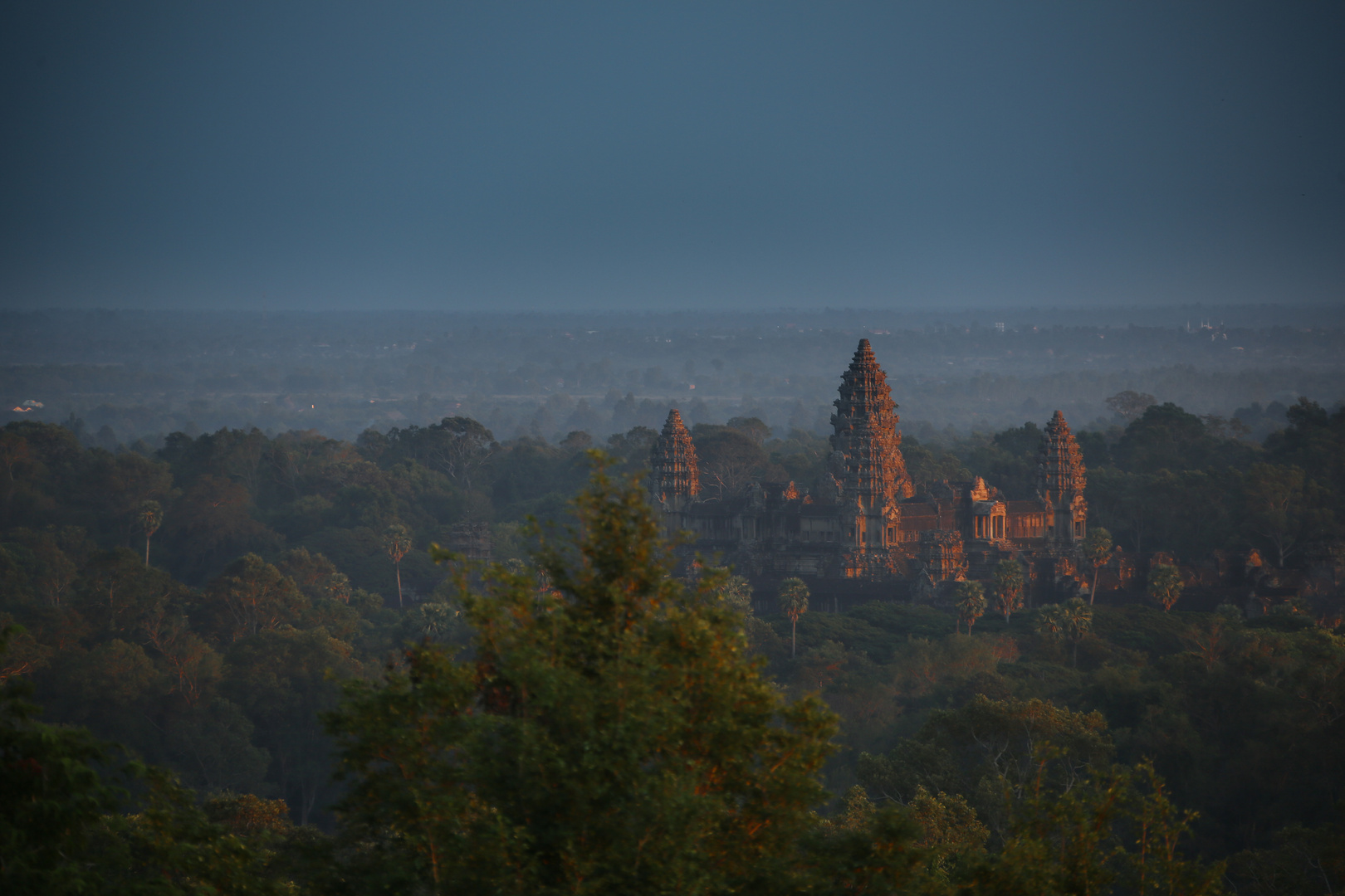 Angkor im Sonnenuntergang