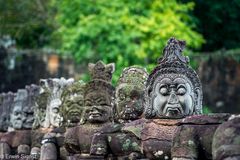 Angkor - Statuen (Kambodscha / Cambodia)