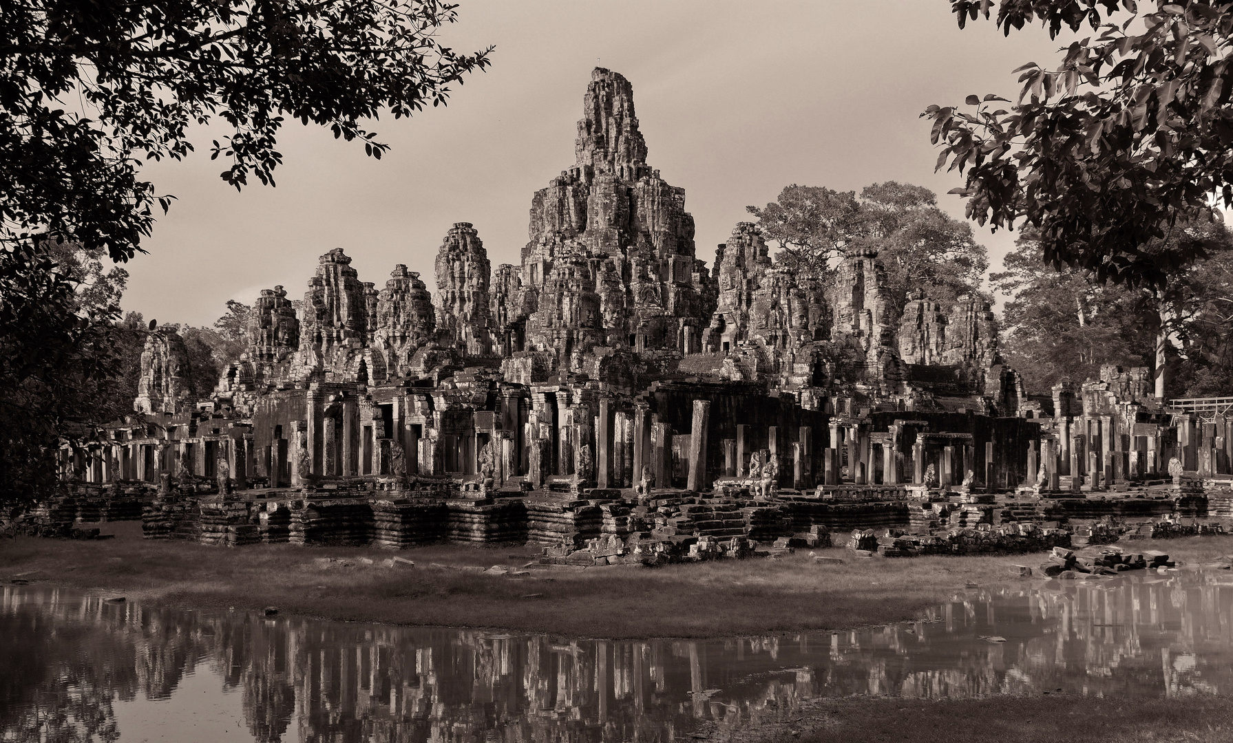 Angkor Thom - Bayon sw