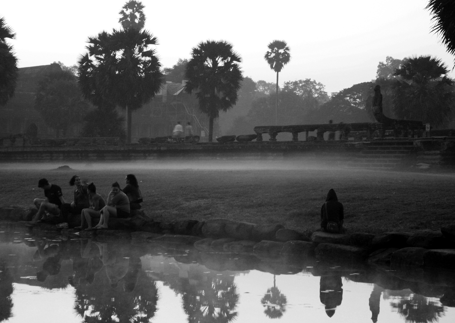 Angkor Wat, 6 Uhr morgens