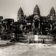 Angkor Wat Art HDR B/W II