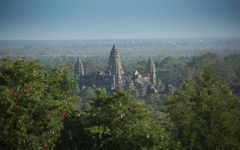 Angkor Wat aus der Ferne