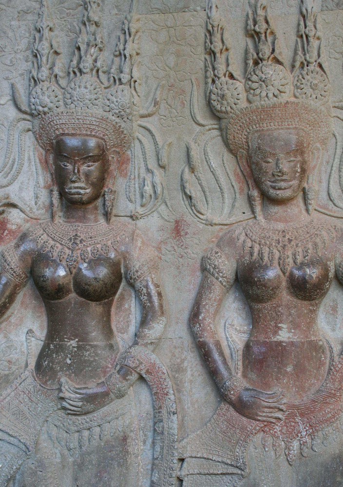 Angkor Wat - Basrelief/Apsaras