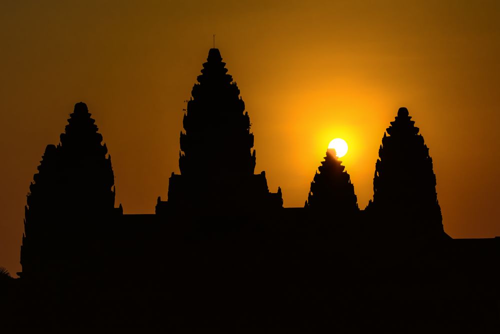 Angkor Wat bei Tagesanbruch