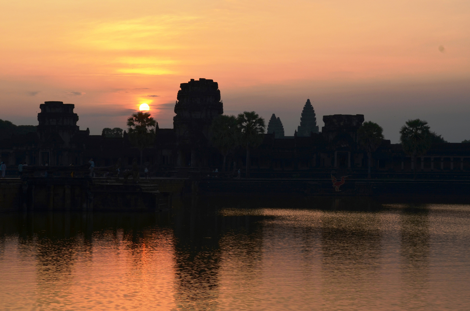 Angkor Wat beim Sonnenaufgang