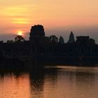 Angkor Wat beim Sonnenaufgang