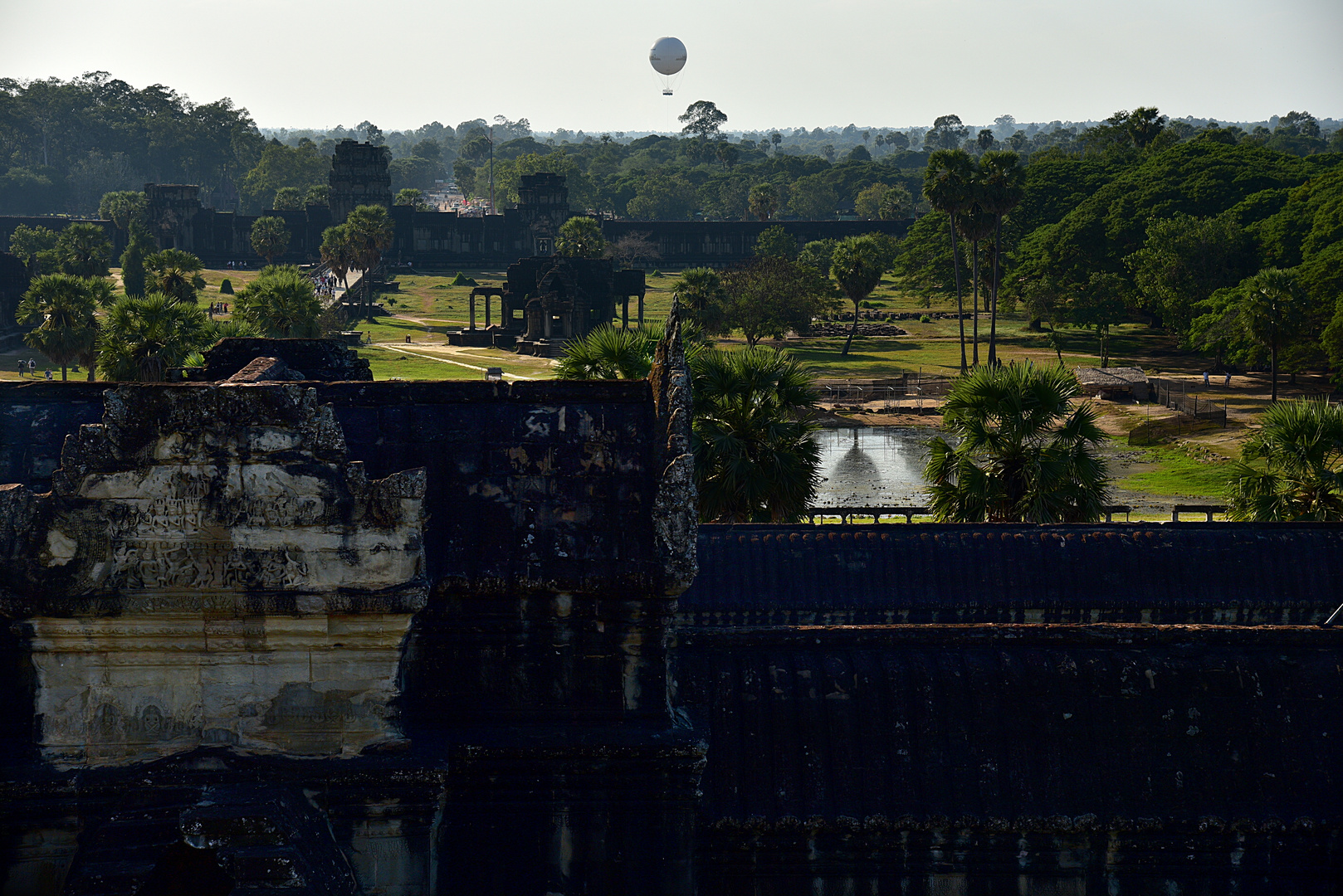 Angkor Wat - Blick von der 7. Ebene