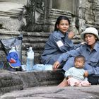 Angkor Wat cambodia - working staff