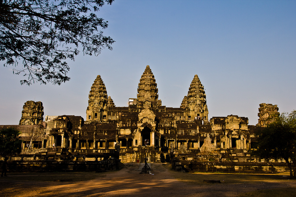 Angkor Wat - die Rückseite des Monuments