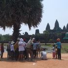 Angkor Wat, einheimische Touristen