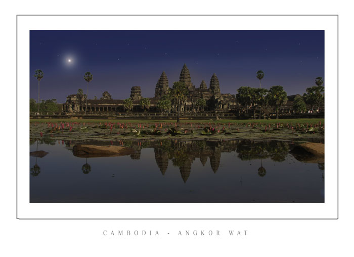 Angkor Wat in the night