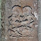 Angkor-Wat - Liebes-Szene auf der Tempelmauer