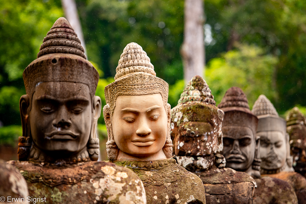 Angkor Wat - Statuen (Kambodscha / Cambodia)