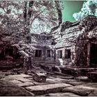 Angkor Wat Ta Prohm Infrared Kambodscha