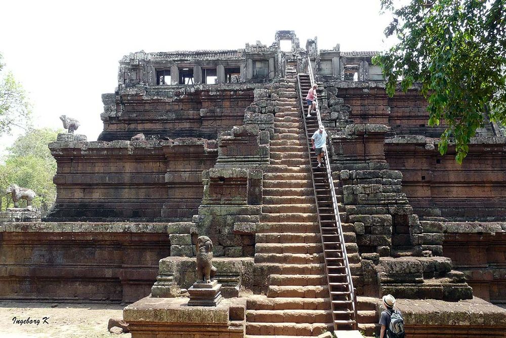 Angkor-Wat - Tempelaufgang