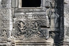 Angkor-Wat - Tempelwand