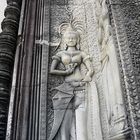 Angkor-Wat -Tempelwand