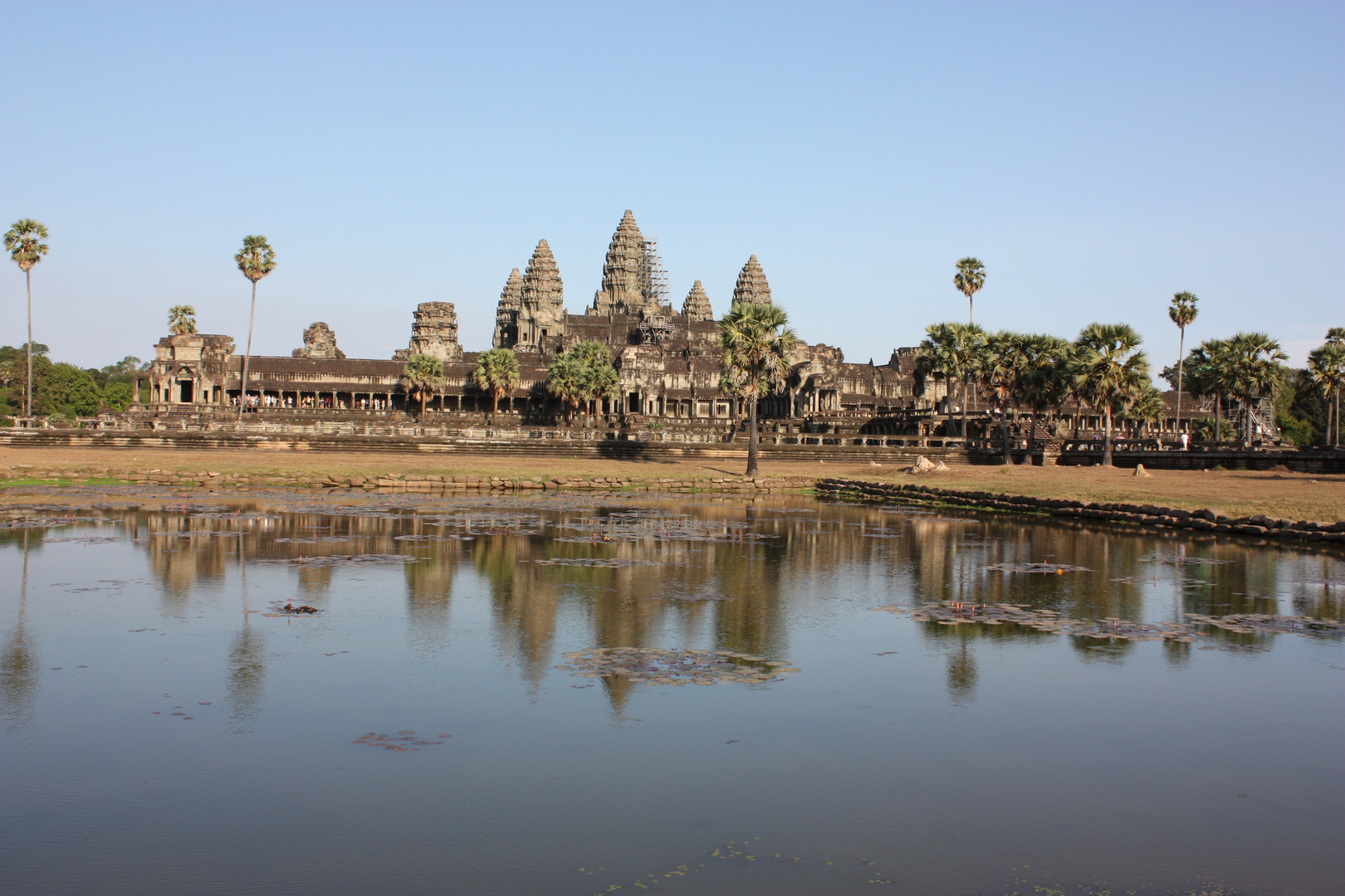 Angkor Wat with mirror pool