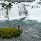 Angler am Gullfoss