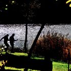 Angler am Hagersee in Tirol