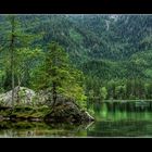 Angler am Hintersee bei Ramsau