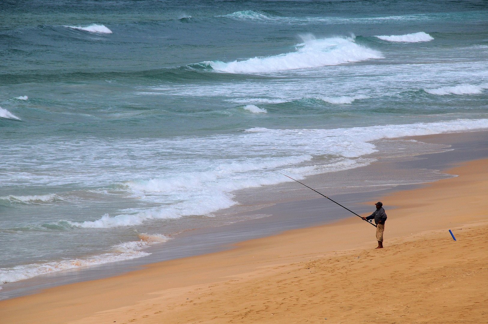 Angler am Keurbooms Strand