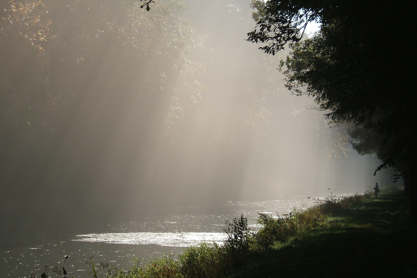 Angler am König-Ludwig-Kanal