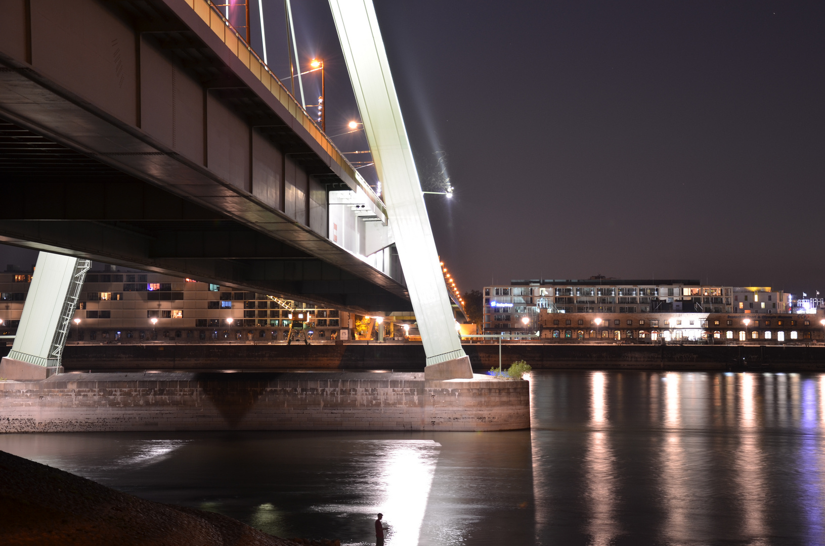 Angler am Rhein