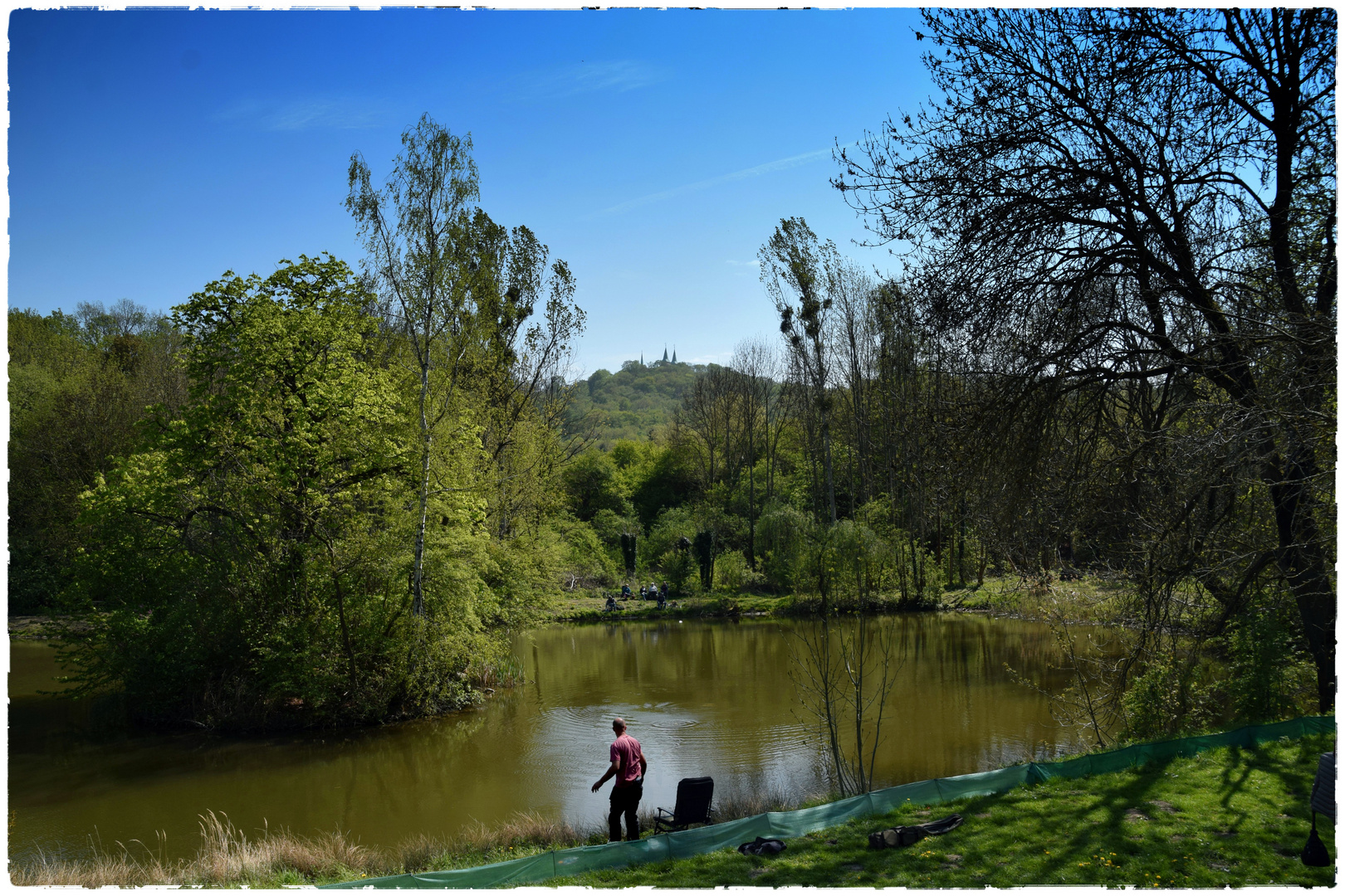 Angler am See in Röderhof