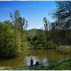 Angler am See in Röderhof