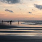 Angler am Strand