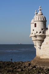 Angler am Torre de Belém