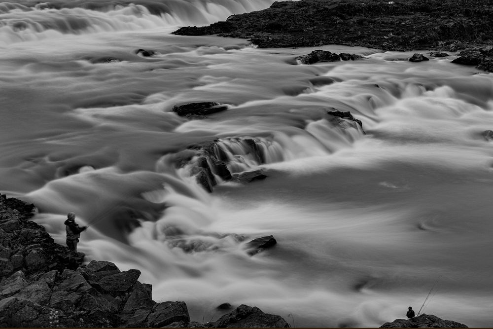 Angler am Urriðafoss 