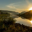 Angler an der Elbe bei Stadt Wehlen