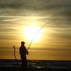 Angler an der Ostsee