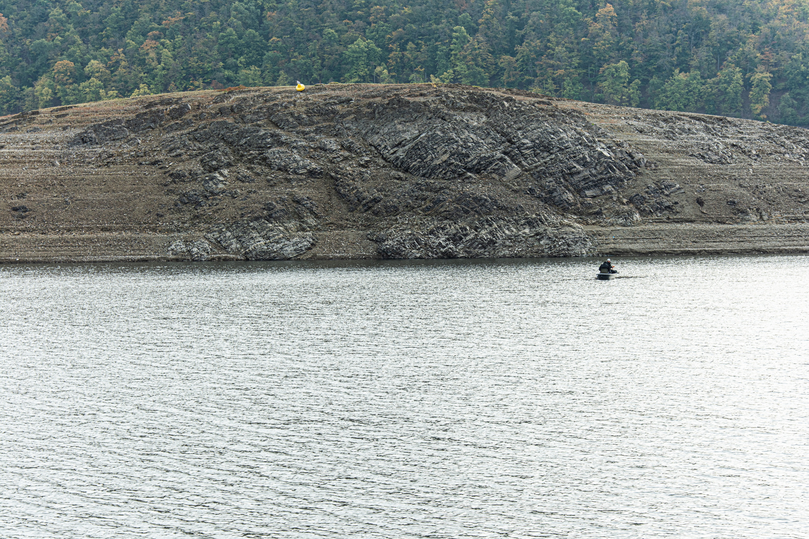 Angler auf dem Edersee