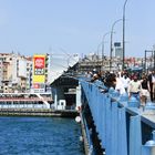 Angler auf der Galata-Brücke in Istanbul